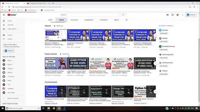 Video thumbnail for Exercise 3 On Recursions_ C Tutorial In Hindi #25