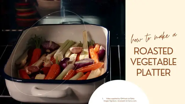 Video thumbnail for Roasted Vegetable Platter