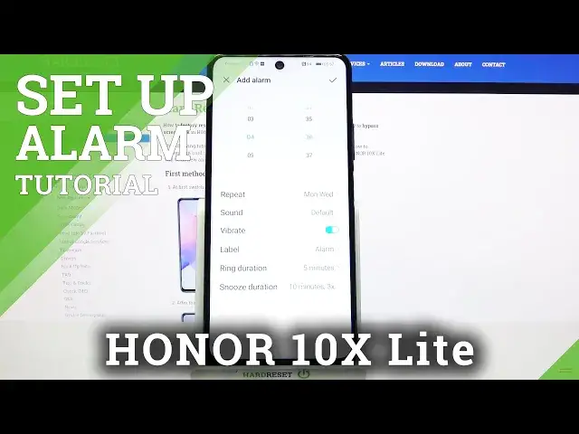 Video thumbnail for How to Set Up Alarm Clock in HONOR 10X Lite – Enable Alarm Clock