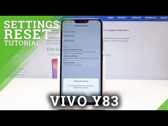 'Video thumbnail for How to Reset Settings in VIVO Y83 - Restore Default Configuration'