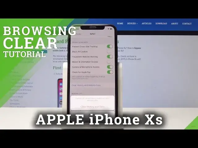 'Video thumbnail for How to Clear Browsing Data in iPhone Xs - Wipe Browsing History'