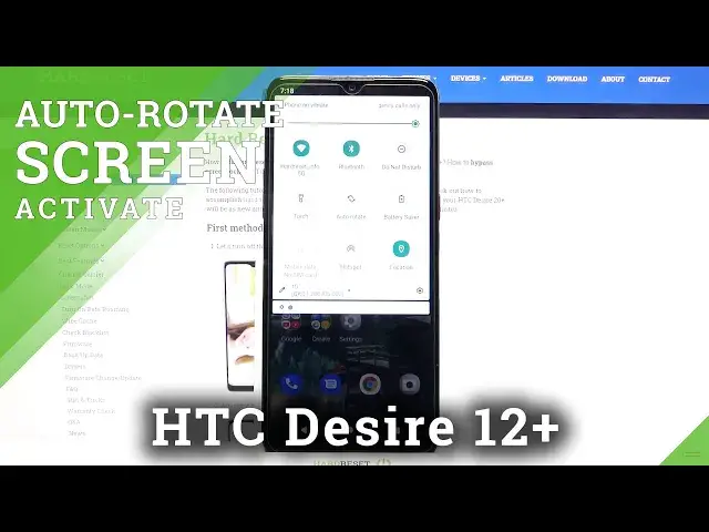 'Video thumbnail for How to Turn On Rotate Screen on HTC Desire 20+ - Turn Screen Automatically'