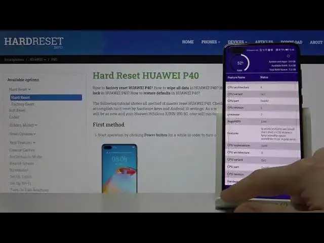 Video thumbnail for Huawei P40 - Check the CPU-Z Pro Specification