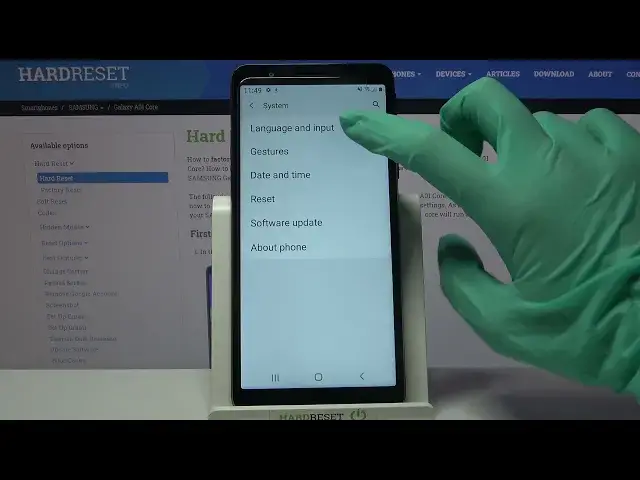 'Video thumbnail for How to Open Text Correction Options in SAMSUNG Galaxy A01 Core -  Adjust Text Correction'