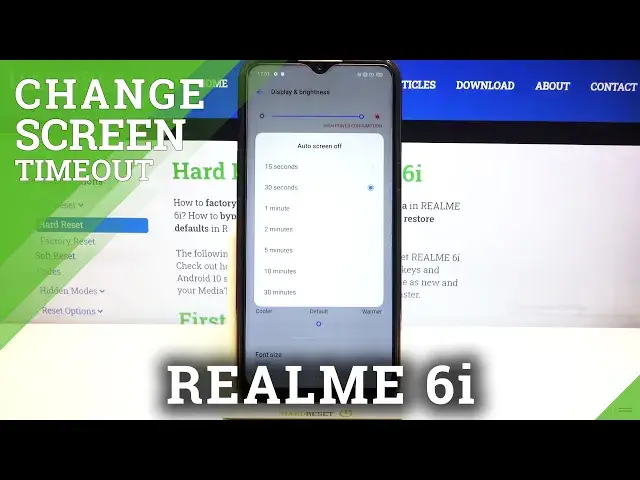 'Video thumbnail for How to Change Screen Timeout in REALME 6i – Set Up Screen Timeout'