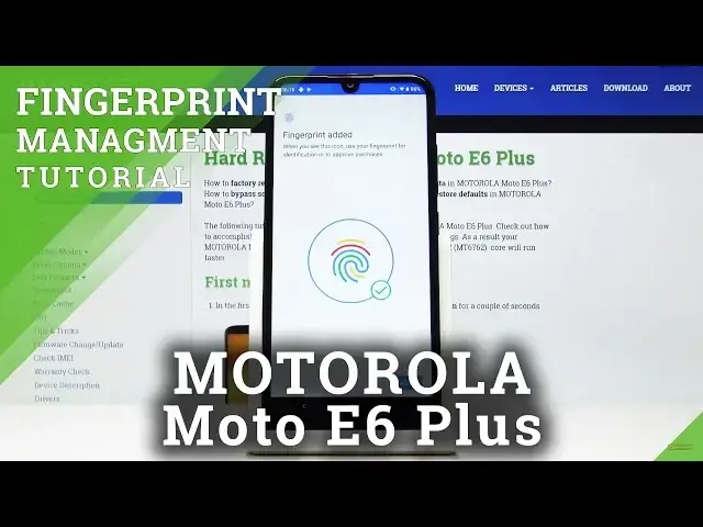 'Video thumbnail for How to Add Fingerprint in Motorola Moto E6 Plus - Set Up Fingerprint Unlock'