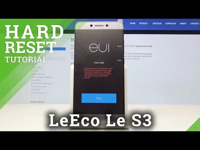 Video thumbnail for Hard Reset LeEco Le S3 - Wipe Data / Bypass Lock Screen