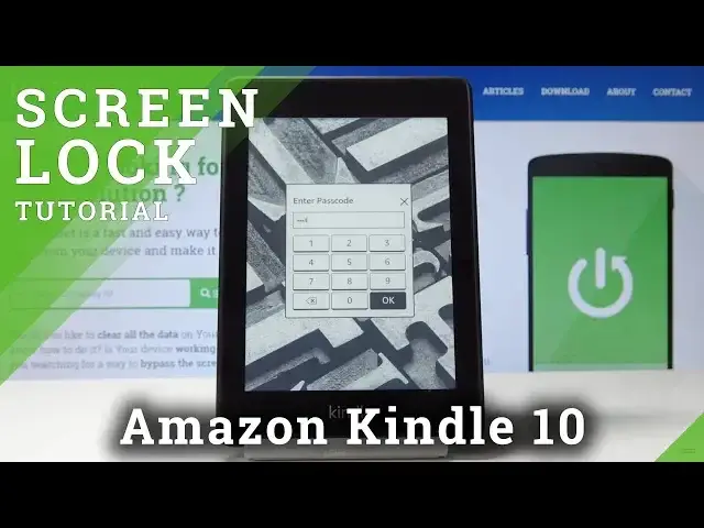 Video thumbnail for How to Add Screen Lock in Amazon Kindle 10 - Add Passcode