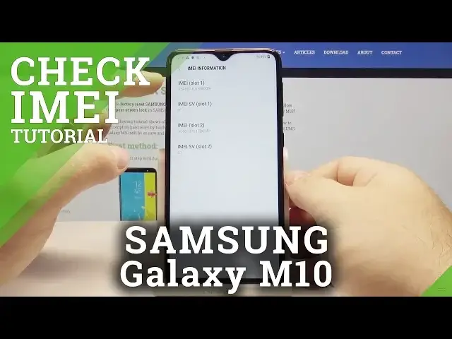 'Video thumbnail for How to Check IMEI in SAMSUNG Galaxy M10 - Serial Number Access'