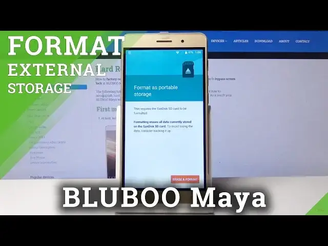 'Video thumbnail for How to Format SD Card in BLUBOO Maya - Fix External Storage'