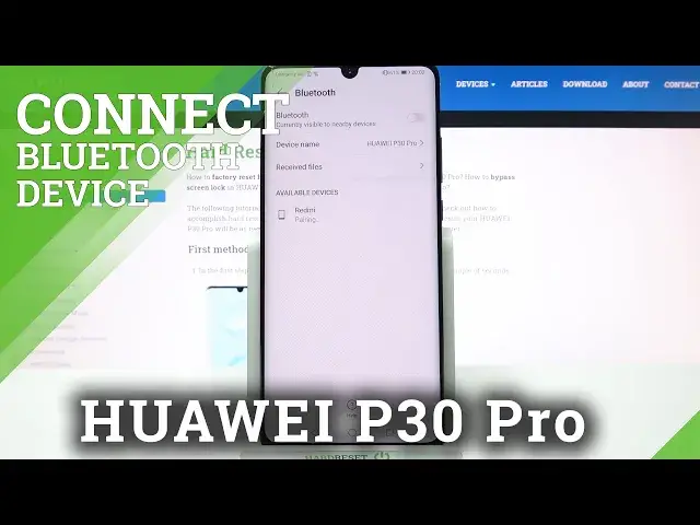 Video thumbnail for HUAWEI P30 Pro - How to Share Data using Bluetooth Connection Settings