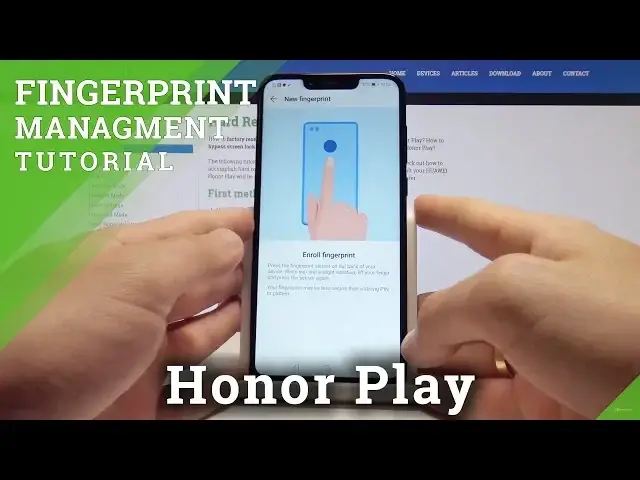 'Video thumbnail for How to Add Fingerprint on Honor Play - Set Up Screen Lock in Honor'