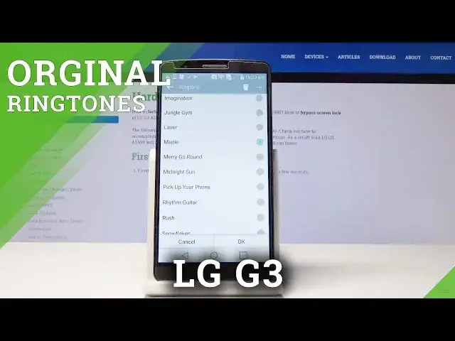'Video thumbnail for How to Change Ringtone in LG G3 - Ringtone List'