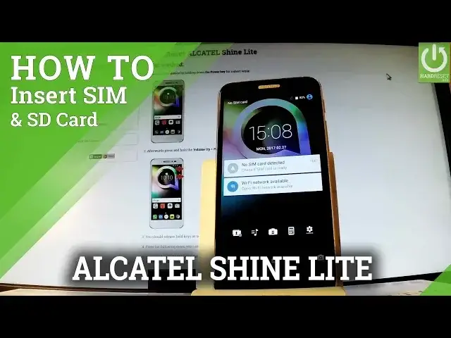 'Video thumbnail for Insert SIM & SD Card in ALCATEL Shine Lite - Set Up SIM and SD'