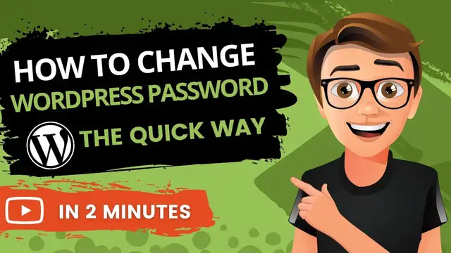 Video thumbnail for How To Change Your WordPress Password 2023 [FAST]