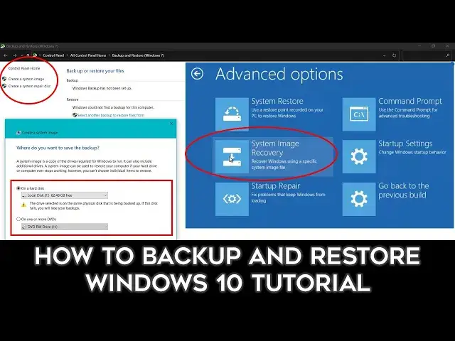 Video thumbnail for Step-by-Step: Windows 10 System Image Backup and Restore