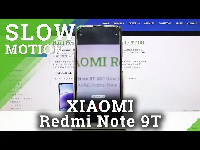 'Video thumbnail for How to Record in Slowmotion on Xiaomi Redmi Note 9T - Create Slowed Videos'