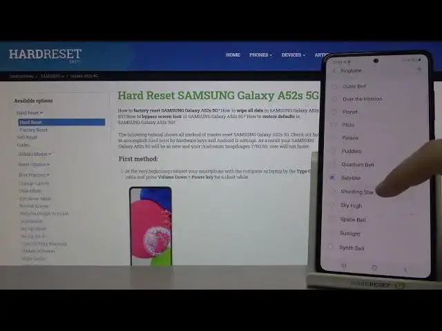 'Video thumbnail for How to Find Ringtones in SAMSUNG Galaxy A52 - Sound Settings'
