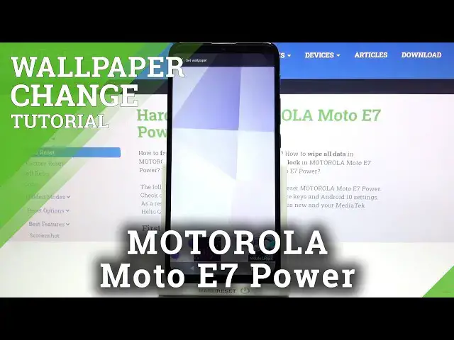 'Video thumbnail for How to Change Wallpaper on MOTOROLA Moto E7 Power – Set Up Wallpaper'