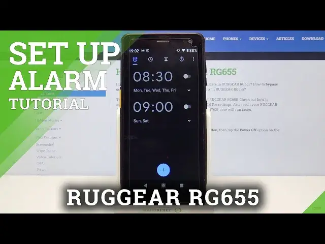 'Video thumbnail for RUGGEAR RG655 - How to Add and Set Up Alarm Clock'