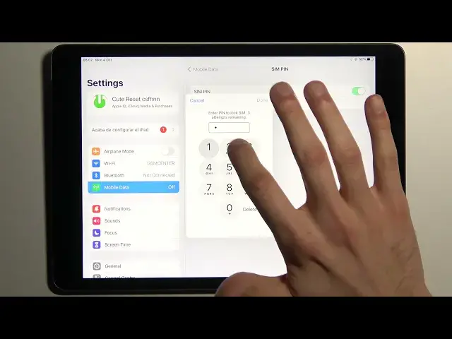 'Video thumbnail for How to Set Up SIM Card PIN Code on iPad 2021 - SIM Protection Setup'