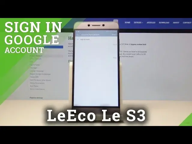 Video thumbnail for How to Delete Google User in LeEco Le S3 - Add Google Account