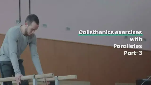 Video thumbnail for Calisthenics exercises with parallettes | Part 3