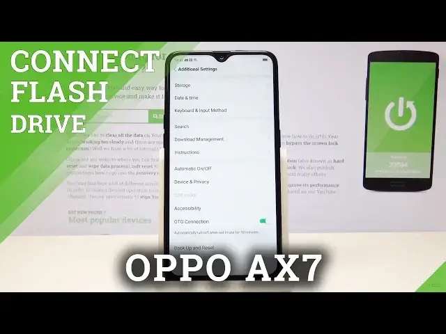 'Video thumbnail for How to Enable OTG Connection in OPPO AX7 - USB On The Go'