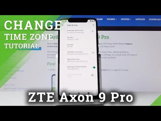 Video thumbnail for How to Change Date & Time in ZTE Axon 9 Pro – Time Settings