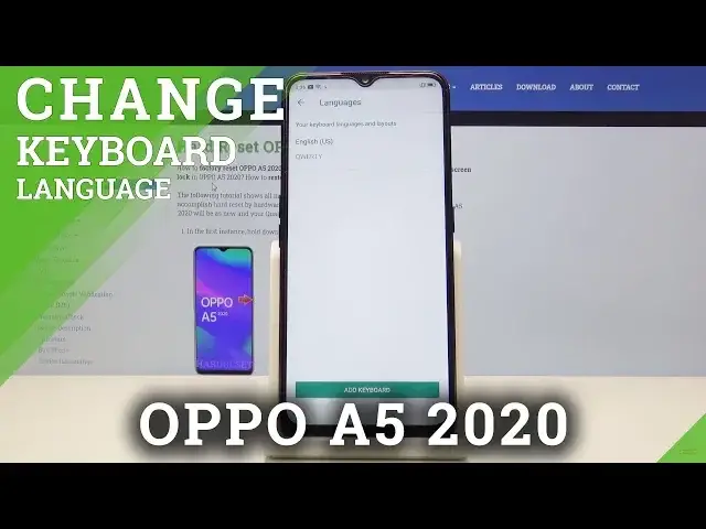 Video thumbnail for How to Change Keyboard Language in OPPO A5 2020 - Language Settings