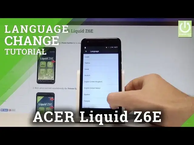 'Video thumbnail for How to Change Language on ACER Liquid Z6E |HardReset.Info'