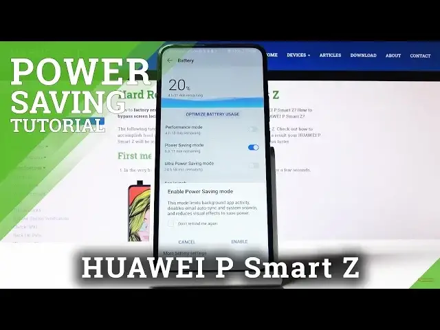 Video thumbnail for How to Activate Power Saving Mode in HUAWEI P Smart Z – Extend Battery Life