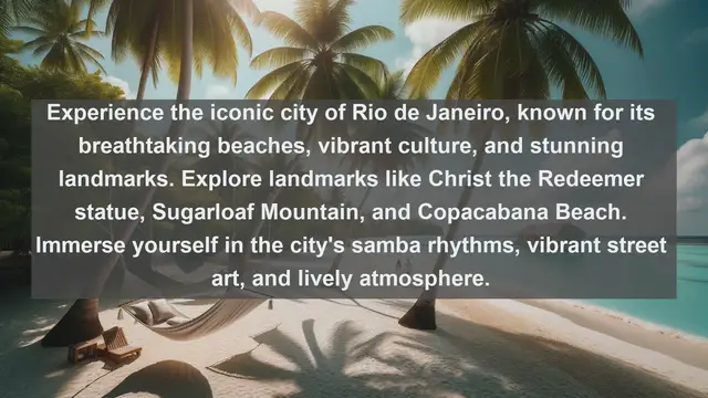 Video thumbnail for Explore Brazil's Most Beautiful Cities: Top 10 Urban Gems to Visit