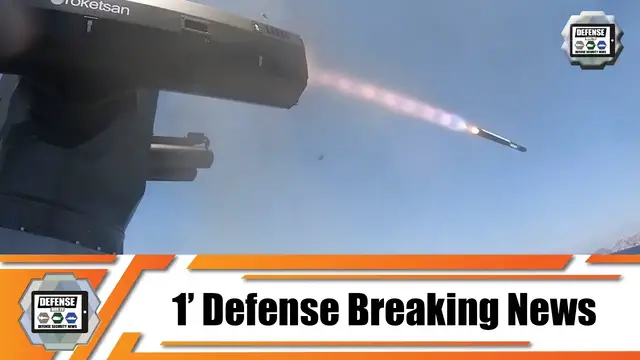 'Video thumbnail for Successful live firing test of guided missile from Turkish ULAQ AUSV Armed Unmanned Surface Vessel'