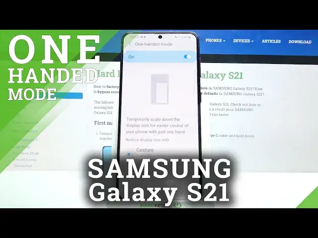 'Video thumbnail for How to Enter One Handed Mode in SAMSUNG Galaxy S21 – Make Screen Operation Area Smaller'