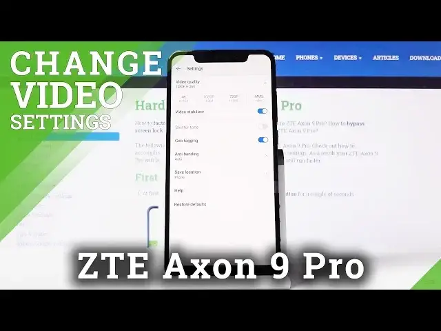 Video thumbnail for How to Change Video Resolution in ZTE Axon 9 Pro – Recording Quality