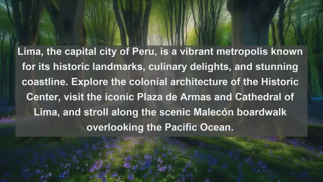 Video thumbnail for Experiencing Peru's Beauty: Top 10 Beautiful Cities in Peru