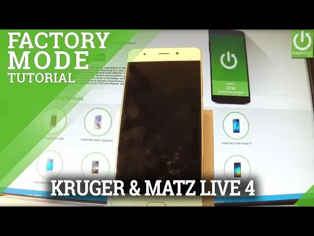 'Video thumbnail for How to Enter Factory Mode in KRUGER & MATZ Live 4 - Test Mode'