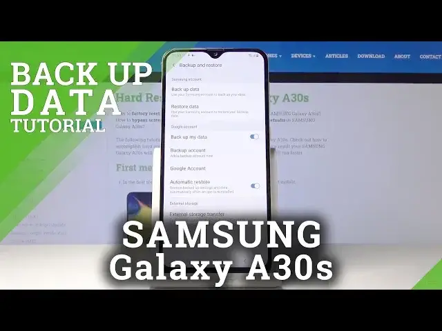 'Video thumbnail for How to Backup Data in SAMSUNG Galaxy A30s – Google Backup'