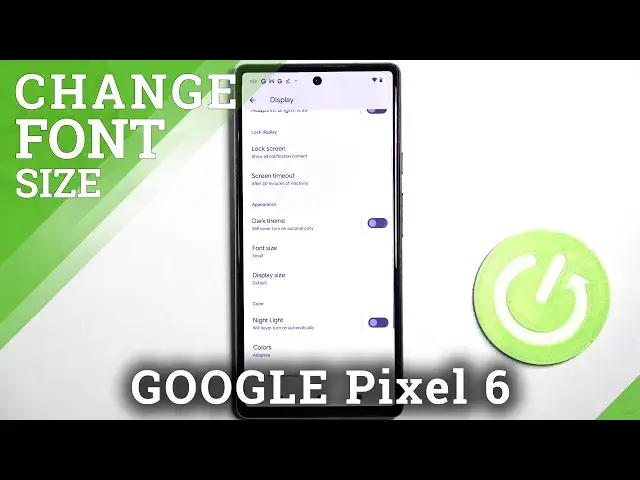 'Video thumbnail for How to Change Font Size on GOOGLE Pixel 6 – Adjust Text Size'