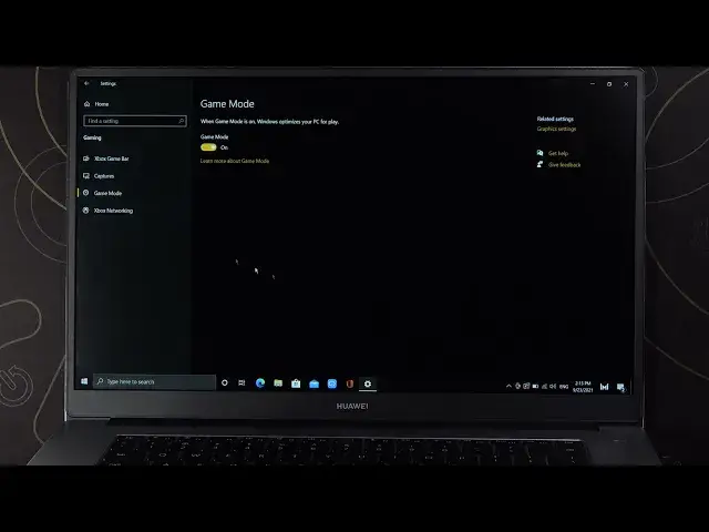 Video thumbnail for How to Enable / Disable Game Mode in Huawei MateBook D15? Windows 10 Game Mode Function