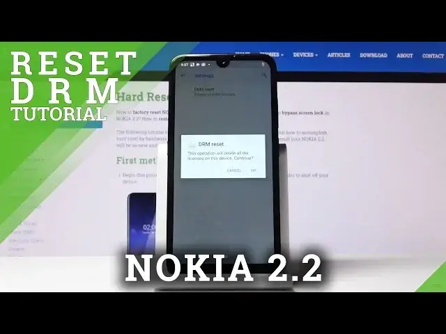 'Video thumbnail for How to Reset DRM in NOKIA 2.2 – Erase Licenses'