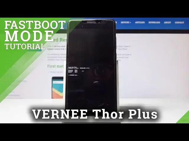Video thumbnail for FASTBOOT MODE VERNEE Thor Plus - How to Open & Use Fastboot
