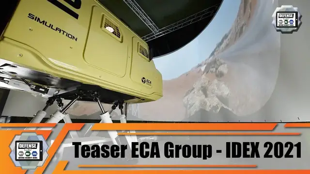 'Video thumbnail for At IDEX 2021 Discover ECA Group unmanned solutions and robots for Land - Air - Naval Forces'