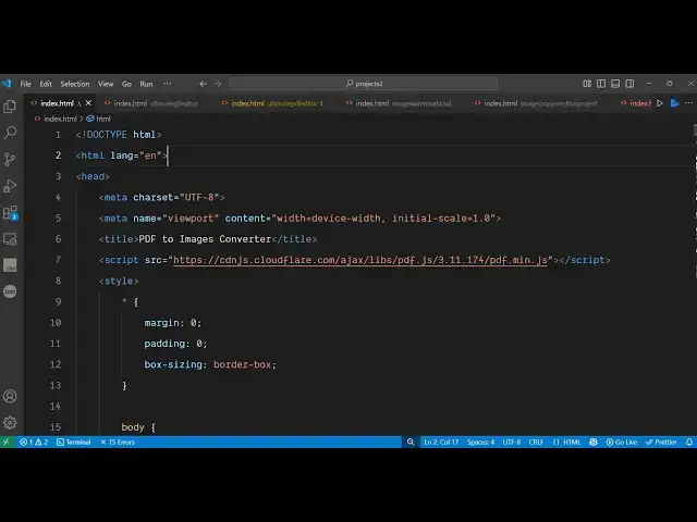 Video thumbnail for Build a Mozilla PDF.js PDF to Images Editor & Converter in Browser Using HTML & JavaScript