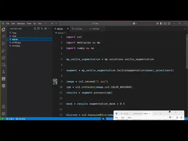 Video thumbnail for Python 3 OpenCV Script to Apply Instagram & Snapchat Blur Effect to Background of Image in Terminal