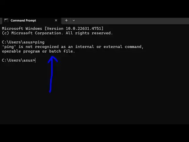 Video thumbnail for How to fix ping is not recognized as an internal and external command Error