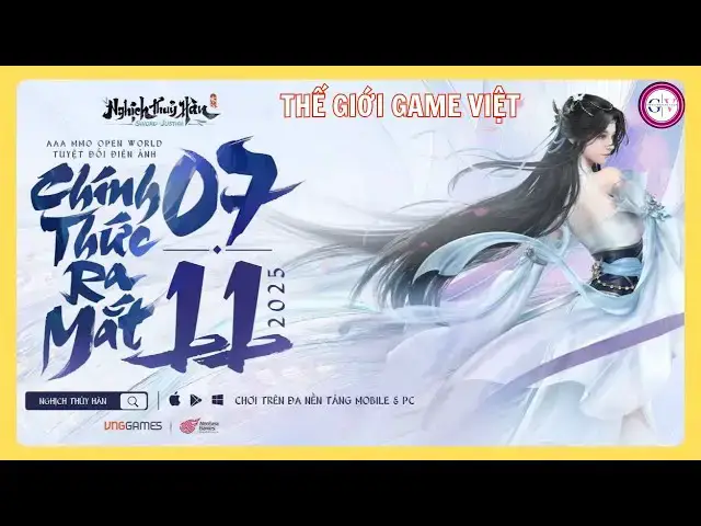 Video thumbnail for 🔥 Nghịch Thủy Hàn Ấn Định Ngày Ra Mắt Toàn Cầu 7/11/2025 | Võ Hiệp Mở Cửa Cho Toàn Thế Giới!