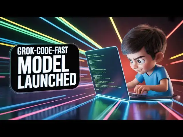 Video thumbnail for Elon Musk’s Grok-Code-Fast 1 Model Launched & Destroys Claude,Gemini & GPT-5?? Fastest Coding Model