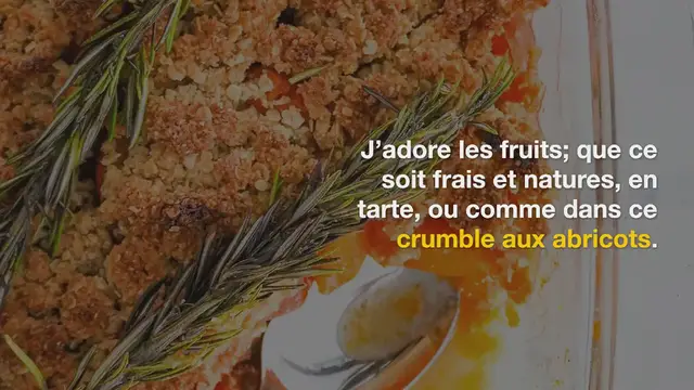 Video thumbnail for Crumble aux abricots (facile et sans gluten)